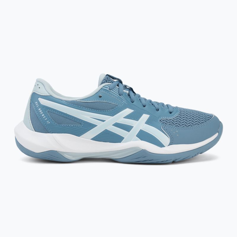 Кросівки волейбольні чоловічі ASICS Gel-Rocket 12 lichen rock/tranquil teal 2