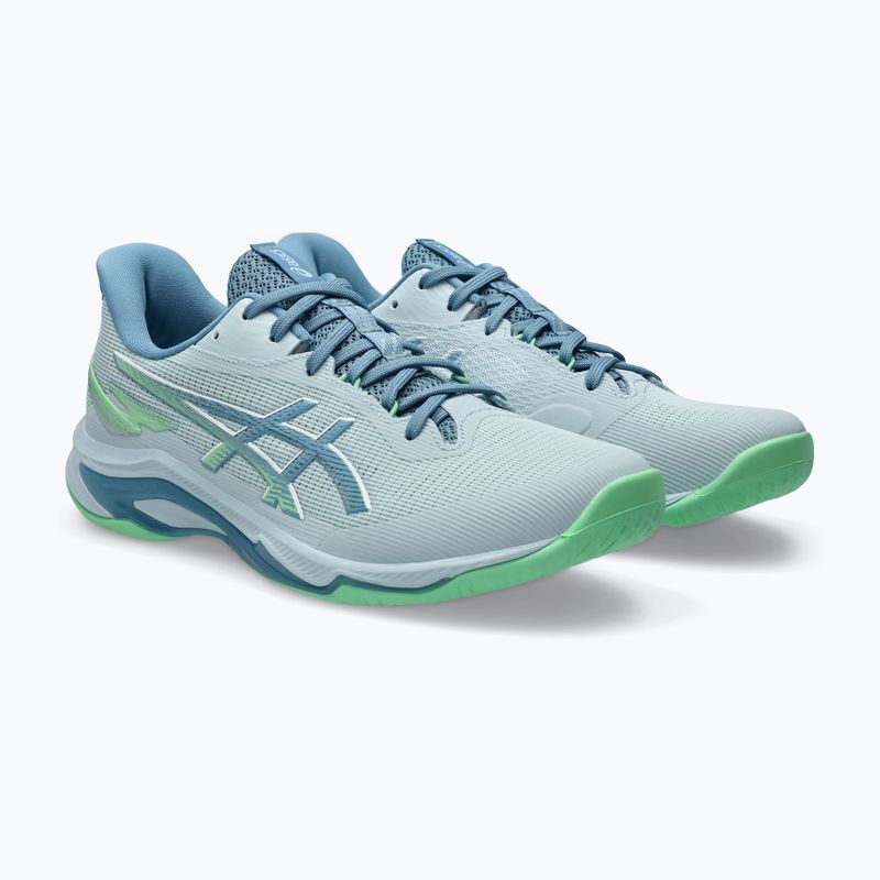 Кросівки волейбольні чоловічі ASICS Netburner Ballistic FF 4 cool grey/saba blue 10