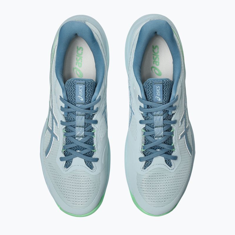 Кросівки волейбольні чоловічі ASICS Netburner Ballistic FF 4 cool grey/saba blue 13