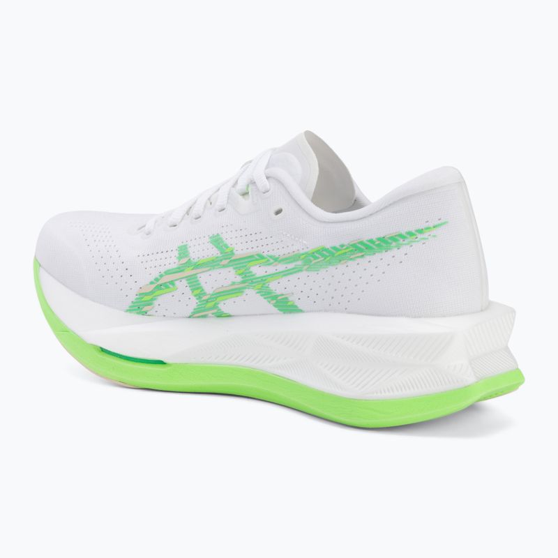 Кросівки для бігу жіночі ASICS Sonicblast white/vital green 3