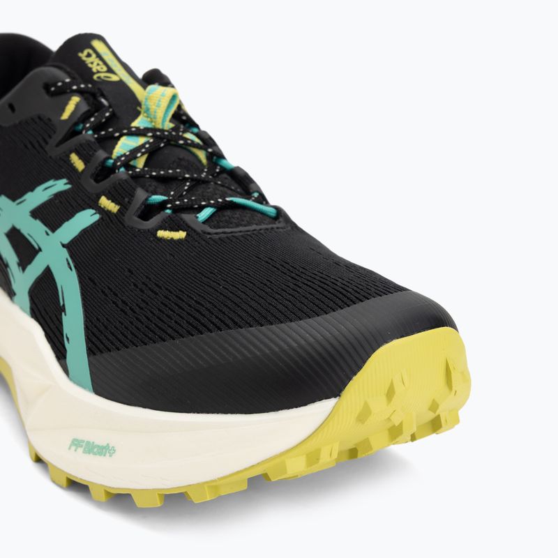 Кросівки для бігу чоловічі ASICS Fuji Lite 6 black/aurora green 7