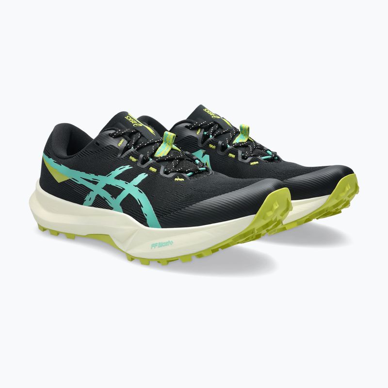 Кросівки для бігу чоловічі ASICS Fuji Lite 6 black/aurora green 10