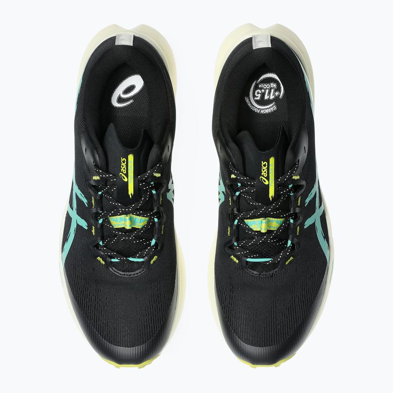 Кросівки для бігу чоловічі ASICS Fuji Lite 6 black/aurora green 12