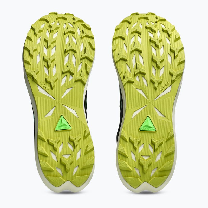 Кросівки для бігу чоловічі ASICS Fuji Lite 6 black/aurora green 13