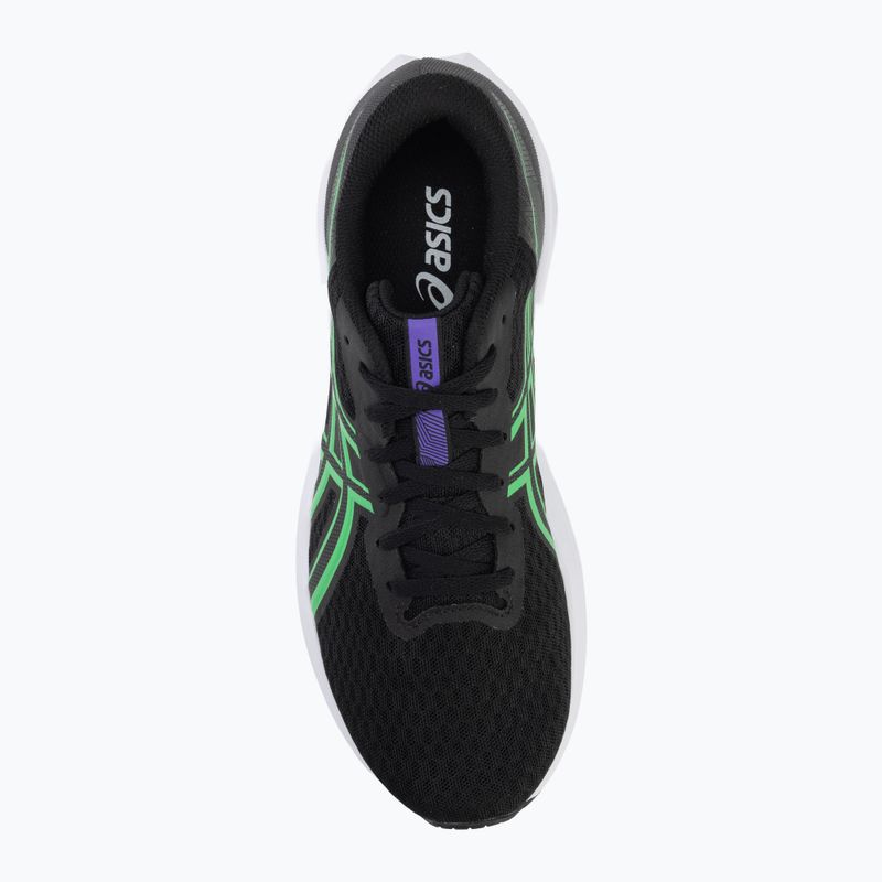 Кросівки для бігу чоловічі ASICS Patriot 14 black/vital green 5