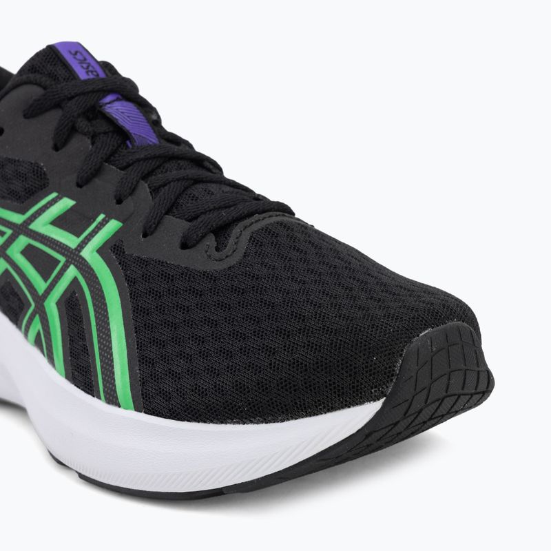 Кросівки для бігу чоловічі ASICS Patriot 14 black/vital green 7