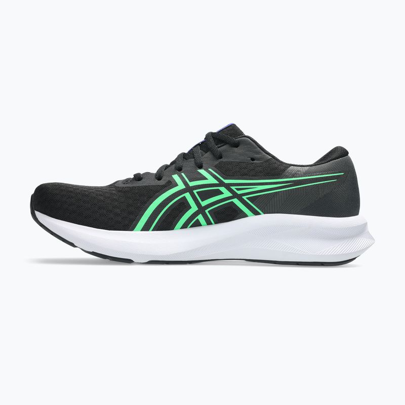 Кросівки для бігу чоловічі ASICS Patriot 14 black/vital green 2
