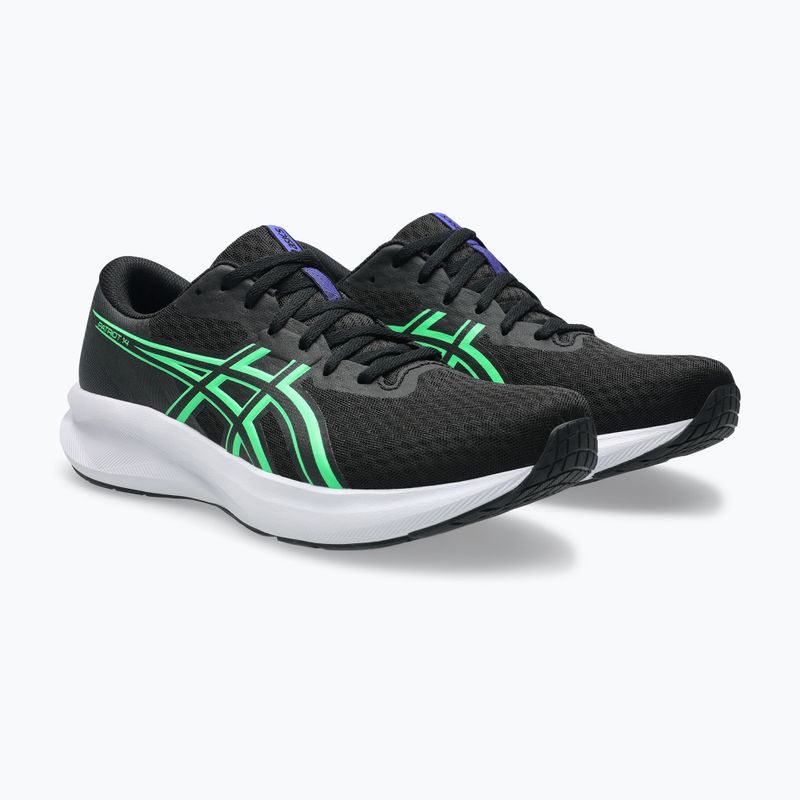 Кросівки для бігу чоловічі ASICS Patriot 14 black/vital green 3