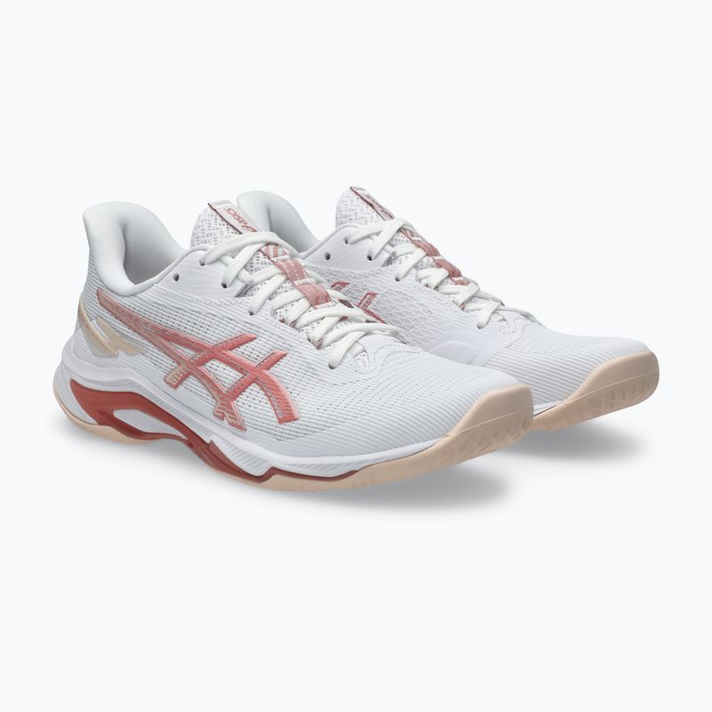 Кросівки волейбольні жіночі ASICS Netburner Ballistic FF 4 white/rose rouge 10
