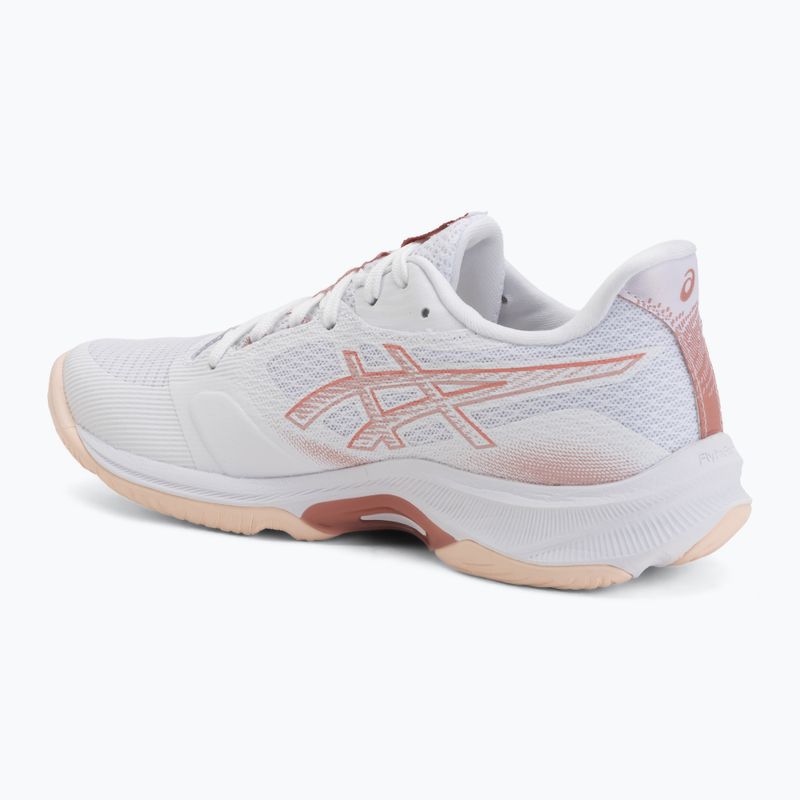 Кросівки волейбольні жіночі ASICS Netburner Ballistic FF 4 white/rose rouge 3
