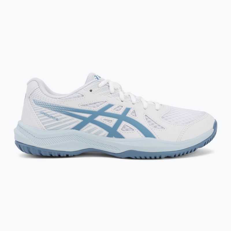 Кросівки чоловічі ASICS Upcourt 6 white/saba blue 2