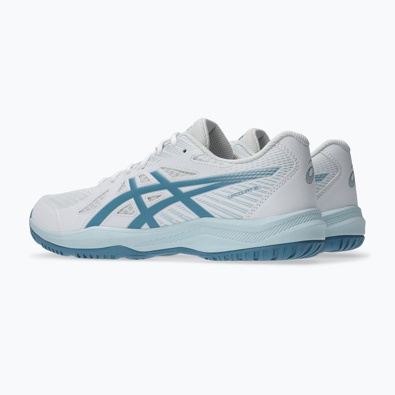 Кросівки чоловічі ASICS Upcourt 6 white/saba blue 4