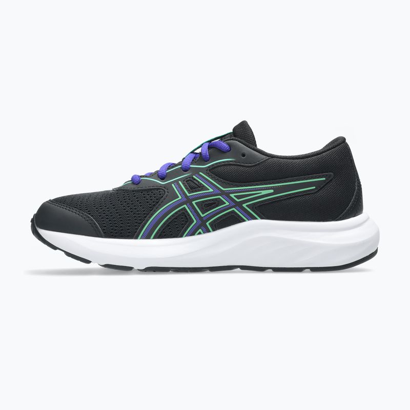 Кросівки для бігу дитячі ASICS Contend 9 GS black/vital green 9