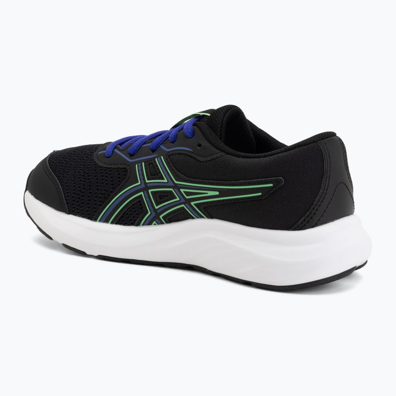 Кросівки для бігу дитячі ASICS Contend 9 GS black/vital green 3