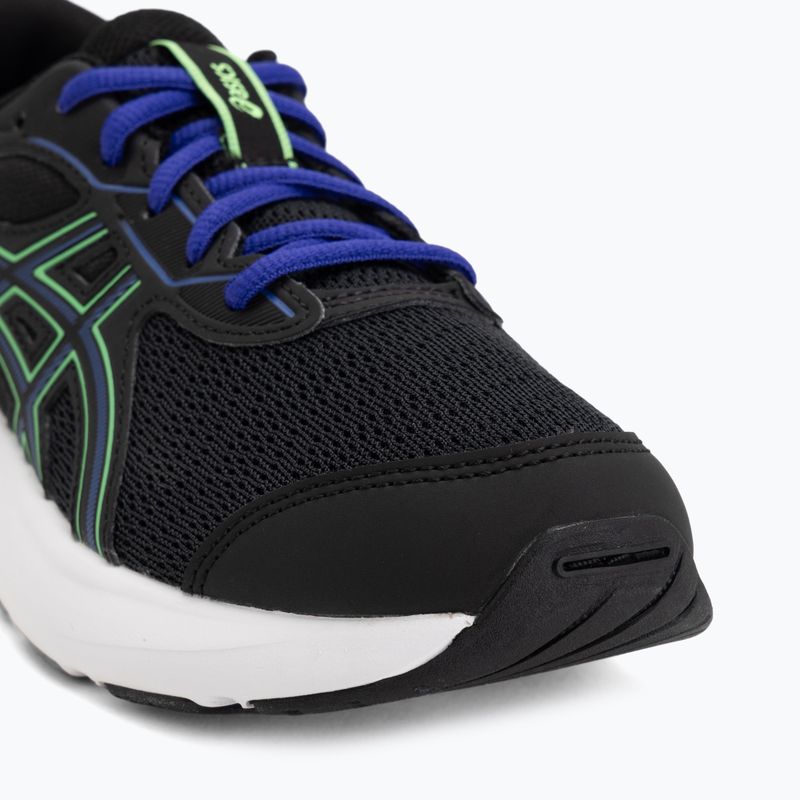Кросівки для бігу дитячі ASICS Contend 9 GS black/vital green 7