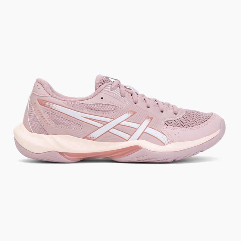 Кросівки волейбольні жіночі ASICS Gel-Rocket 12 morganite/white 2