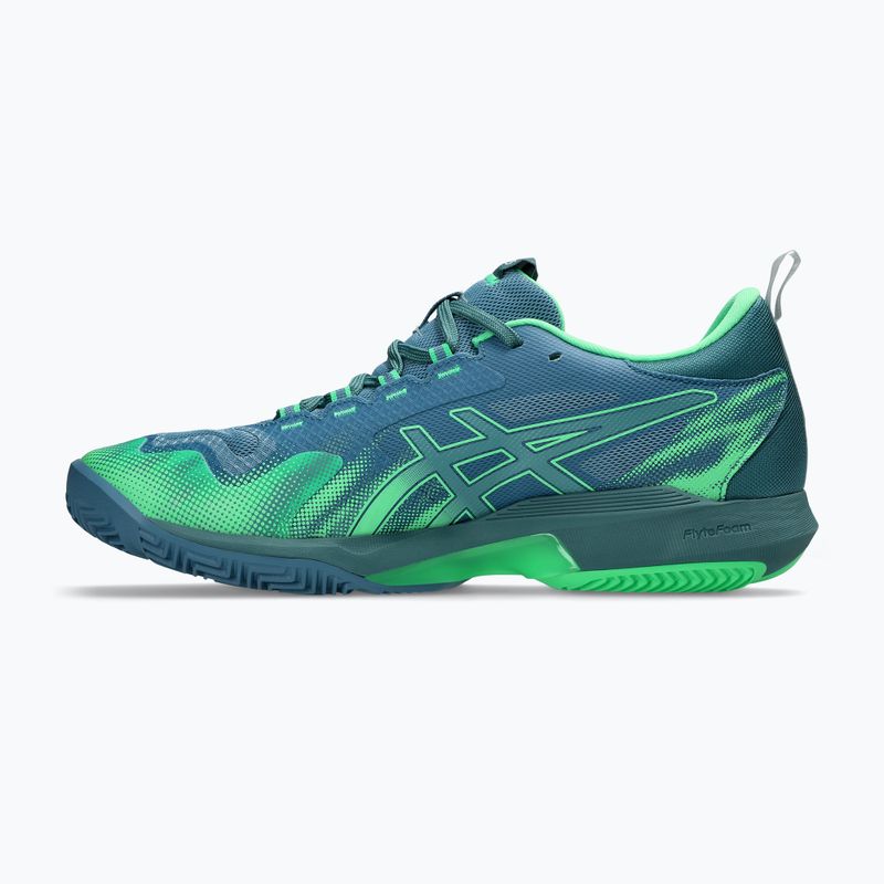 Кросівки для паделю чоловічі Asics Sonicmash FF saba blue/vital green 2