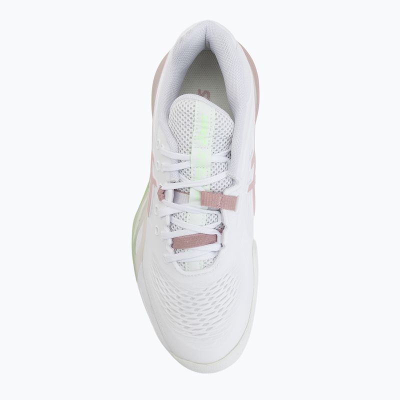 Кросівки тенісні жіночі ASICS Gel-Resolution X Clay W white/morganite 5
