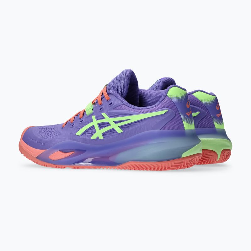 Кросівки для паделю жіночі Asics Gel-Resolution X Padel W amethyst/illuminate green 4