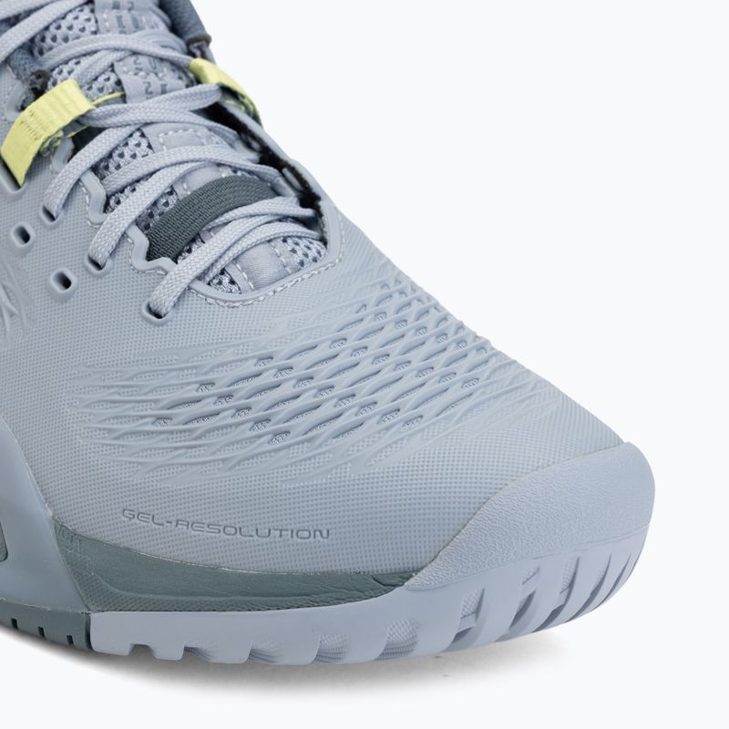 Кросівки тенісні чоловічі ASICS Gel-Resolution X grey blue/pistachio 7
