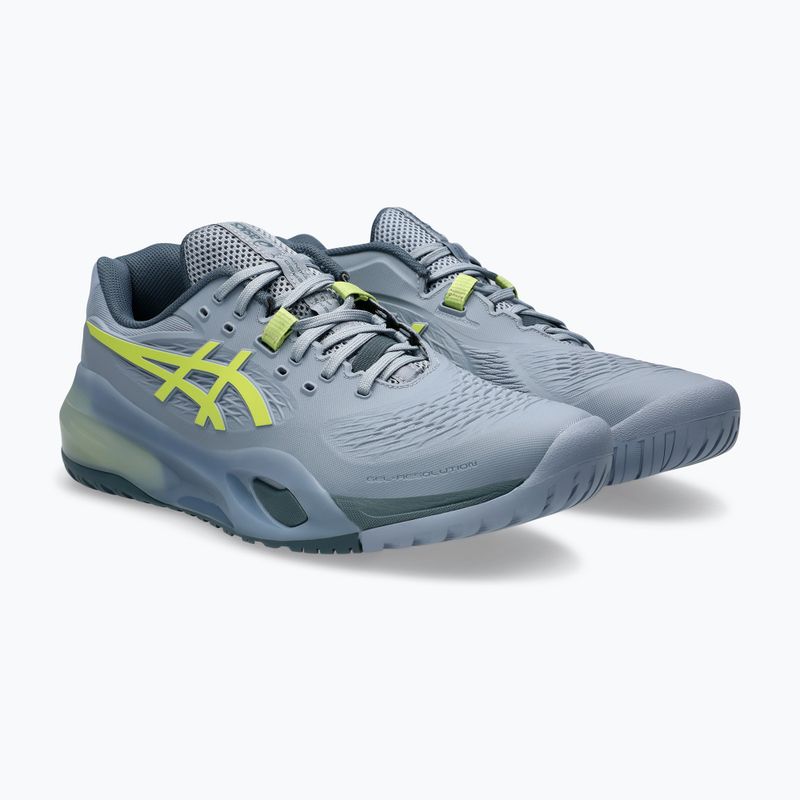 Кросівки тенісні чоловічі ASICS Gel-Resolution X grey blue/pistachio 3
