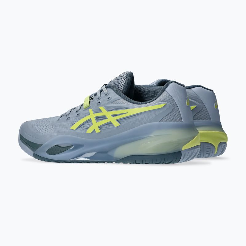 Кросівки тенісні чоловічі ASICS Gel-Resolution X grey blue/pistachio 4