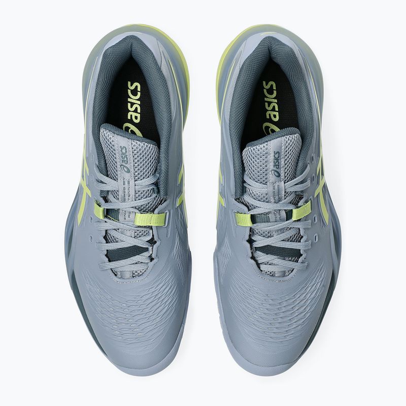 Кросівки тенісні чоловічі ASICS Gel-Resolution X grey blue/pistachio 6