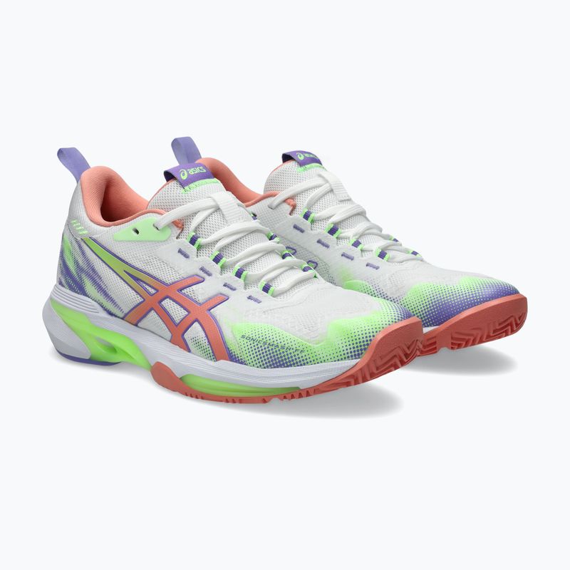 Кросівки для паделю жіночі Asics Sonicmash FF W white/guava 3