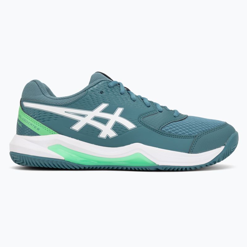 Кросівки для паделю чоловічі ASICS Gel-Dedicate 8 misty pine/white 2