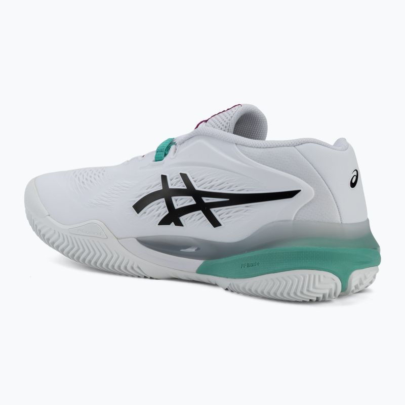 Кросівки тенісні чоловічі ASICS Gel-Resolution X Clay white/aurora green 3