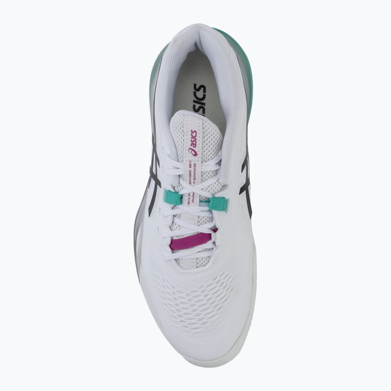 Кросівки тенісні чоловічі ASICS Gel-Resolution X Clay white/aurora green 5