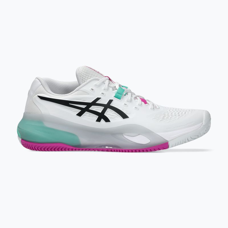 Кросівки тенісні чоловічі ASICS Gel-Resolution X Clay white/aurora green 8