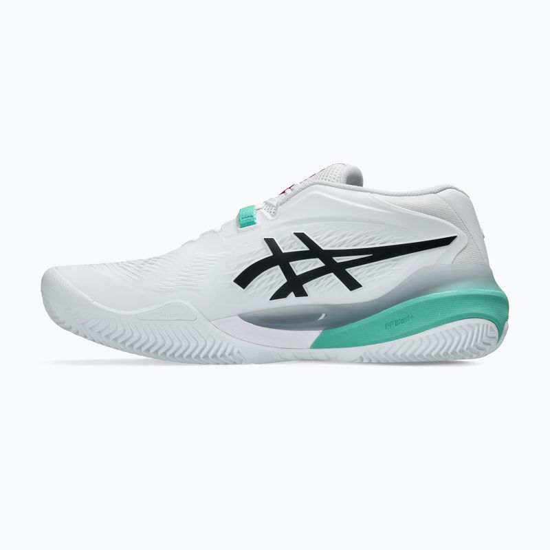 Кросівки тенісні чоловічі ASICS Gel-Resolution X Clay white/aurora green 9