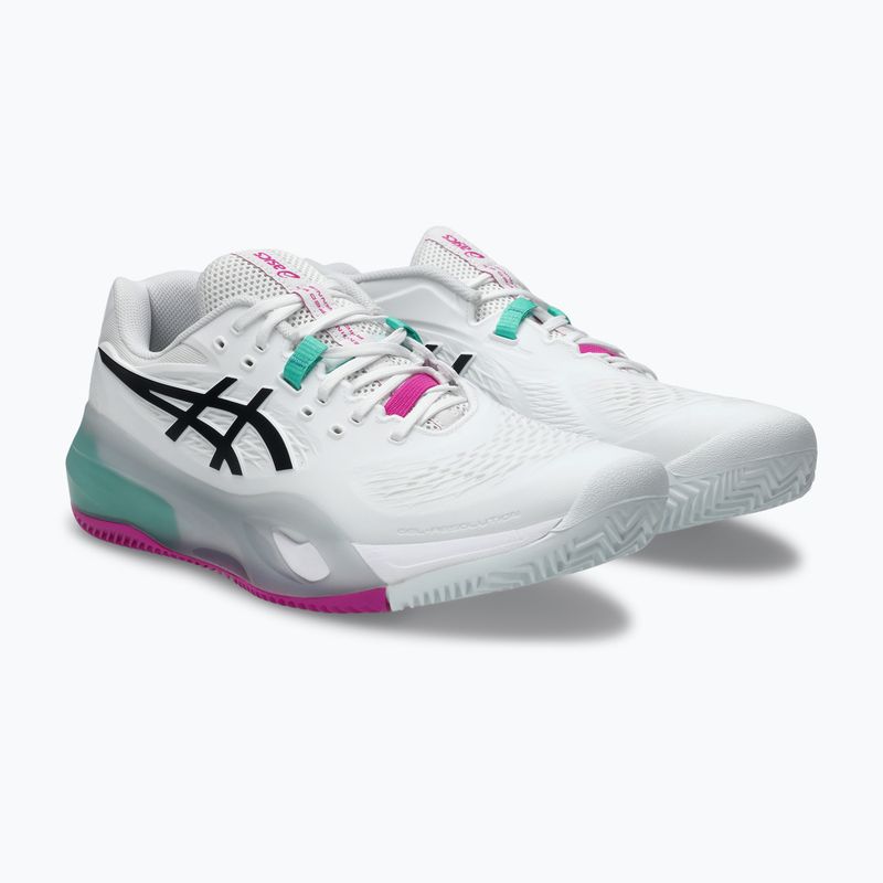 Кросівки тенісні чоловічі ASICS Gel-Resolution X Clay white/aurora green 10