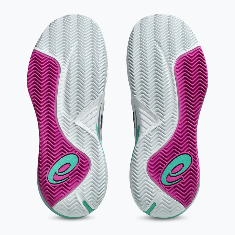 Кросівки тенісні чоловічі ASICS Gel-Resolution X Clay white/aurora green 14