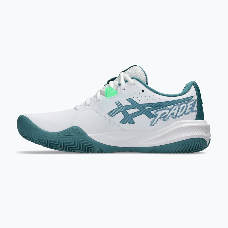 Кросівки для паделю чоловічі Asics Gel-Challenger 15 Padel white/misty pine 2