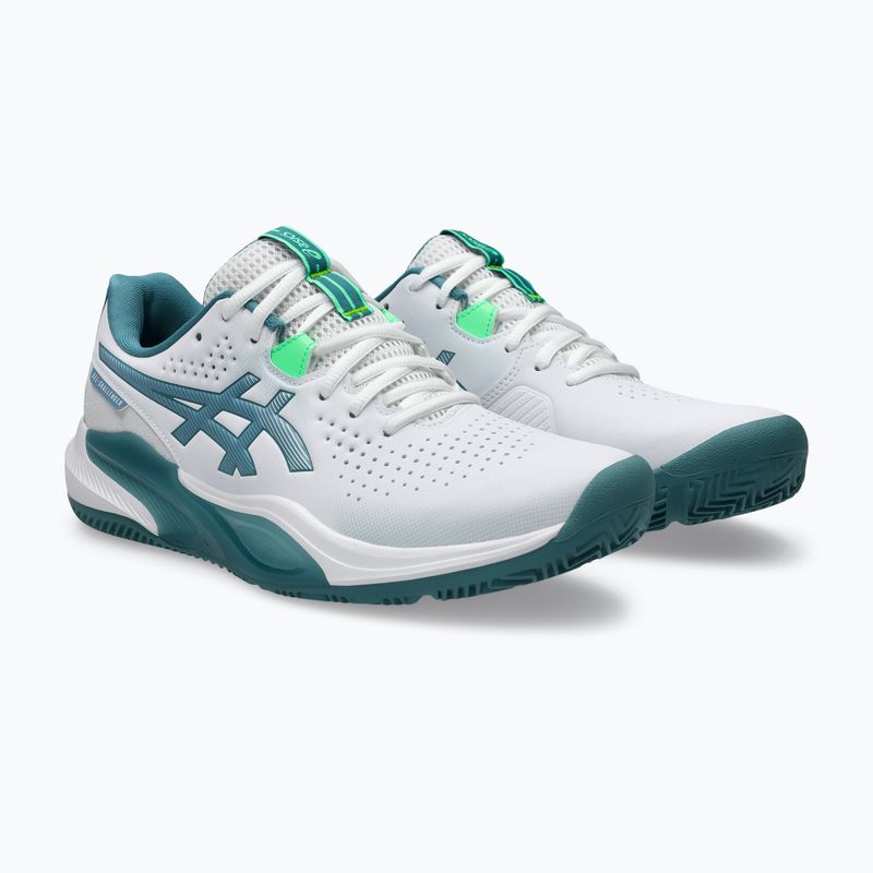 Кросівки для паделю чоловічі Asics Gel-Challenger 15 Padel white/misty pine 3