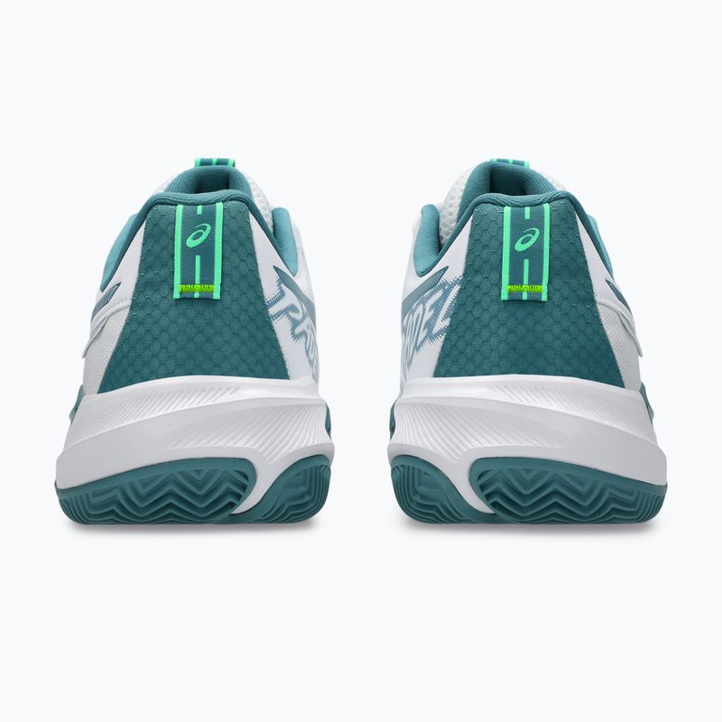 Кросівки для паделю чоловічі Asics Gel-Challenger 15 Padel white/misty pine 5