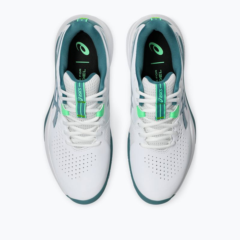 Кросівки для паделю чоловічі Asics Gel-Challenger 15 Padel white/misty pine 6