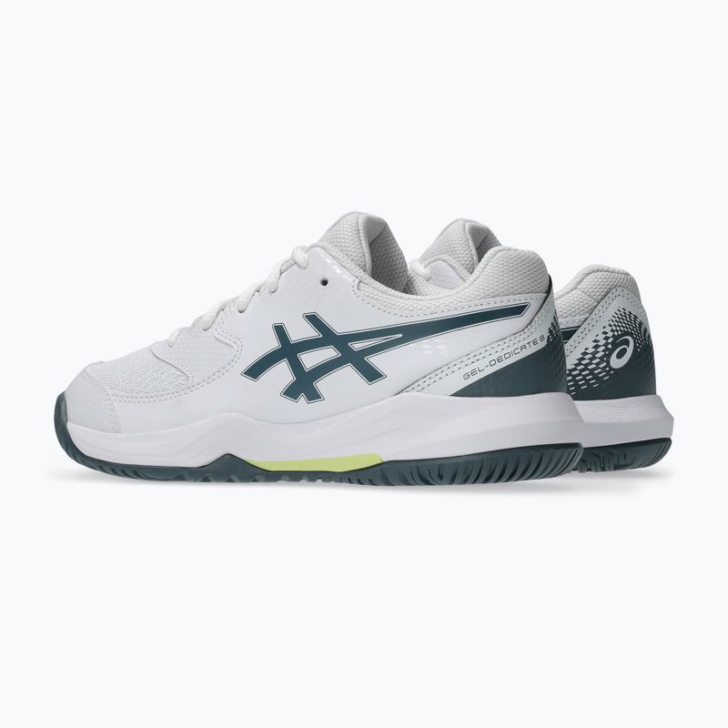 Кросівки тенісні дитячі ASICS Gel-Dedicate 8 GS Jr white/ironclad 4
