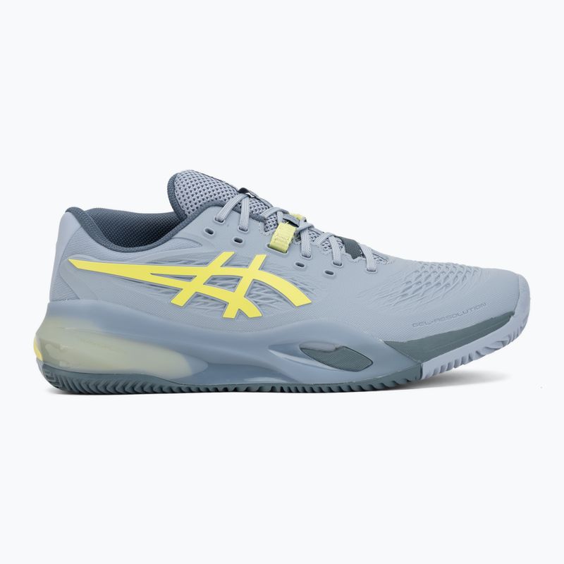 Кросівки тенісні чоловічі ASICS Gel-Resolution X Clay grey blue/pistachio 2