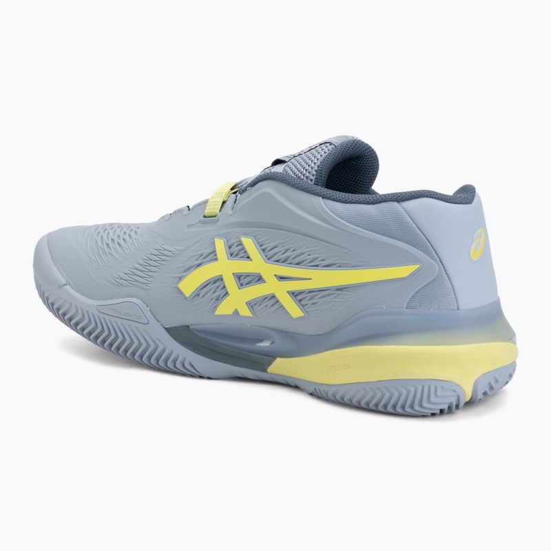 Кросівки тенісні чоловічі ASICS Gel-Resolution X Clay grey blue/pistachio 3