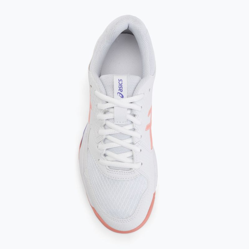 Кросівки для паделю жіночі ASICS Gel-Dedicate 8 Padel W white/guava 5