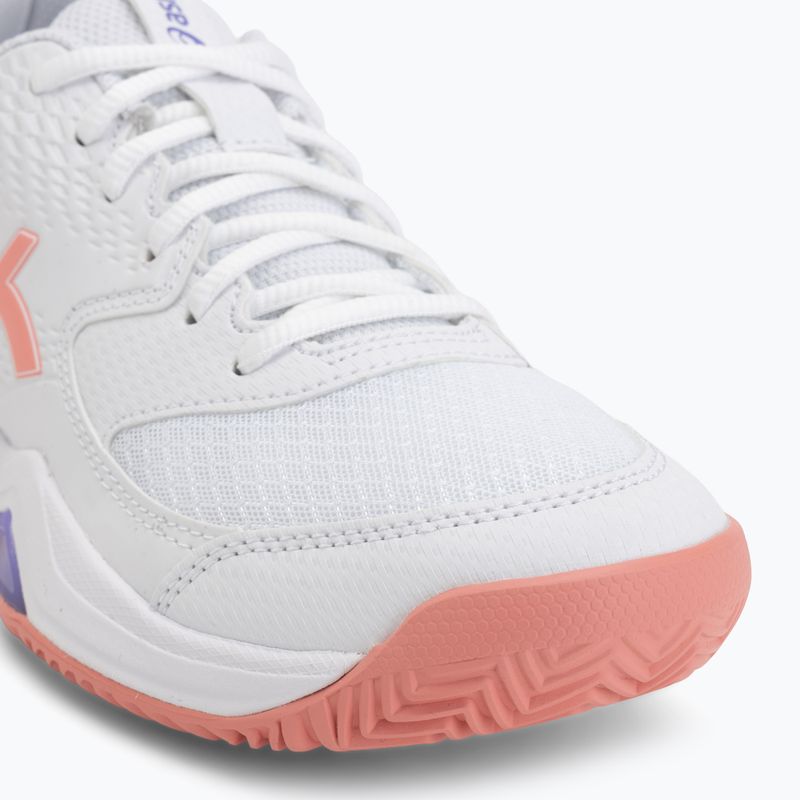 Кросівки для паделю жіночі ASICS Gel-Dedicate 8 Padel W white/guava 7
