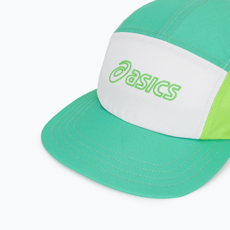 Кепка ASICS Performance Running 5 panel aurora green/cream 3
