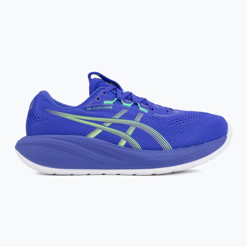 Кросівки для бігу чоловічі ASICS Gel-Cumulus 28 cobalt burst/illuminate green 2