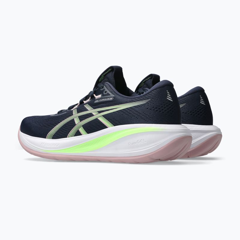 Кросівки для бігу жіночі ASICS Gel-Cumulus 28 midnight/illuminate green 4