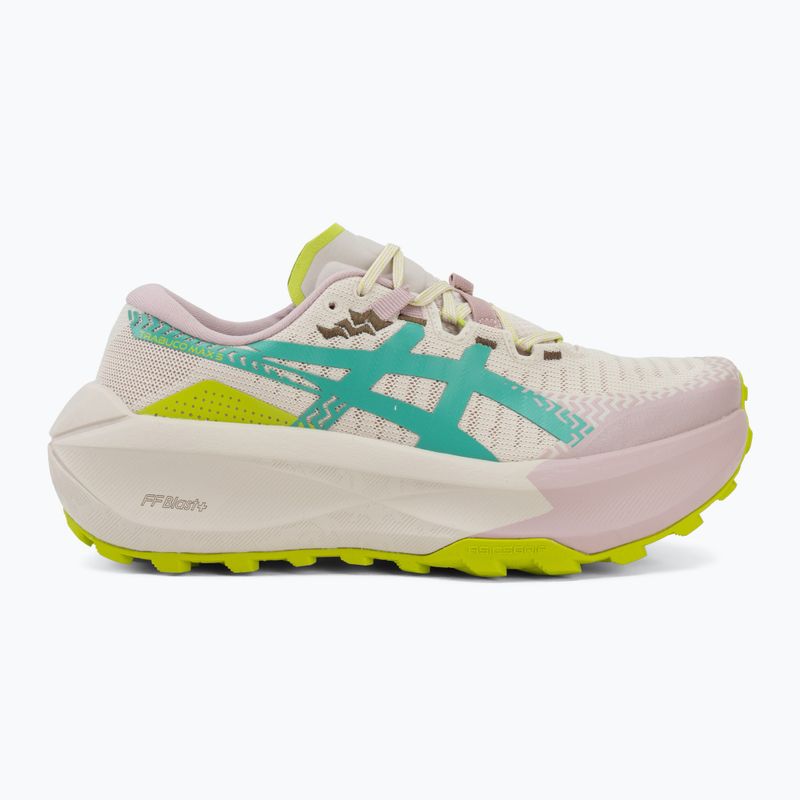 Кросівки для бігу жіночі ASICS Trabuco Max 5 mineral beige/aurora green 2