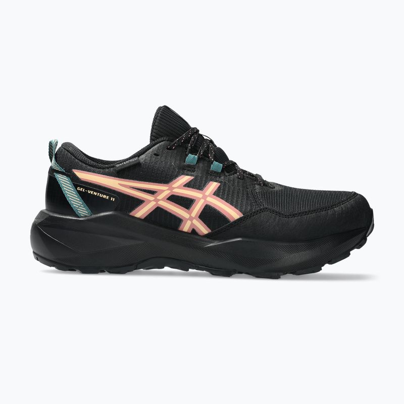 Кросівки для бігу жіночі ASICS Gel-Venture 11 Waterproof black/apricot crush 8