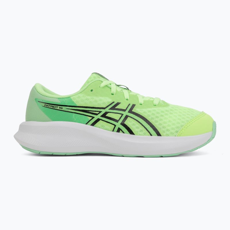 Кросівки для бігу дитячі ASICS Patriot 14 GS iluminate green/black 2